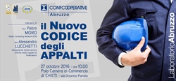 17/10/2016: Convegno sul Nuovo Codice degli Appalti